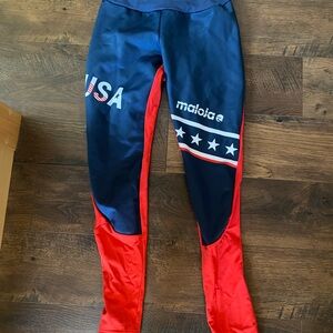 Women’s Team USA Maloja Fleece Ski Tights